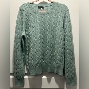 Vineyard Vines Women’s Cashmere Cable Crew Sweater - Size Large - NWT
